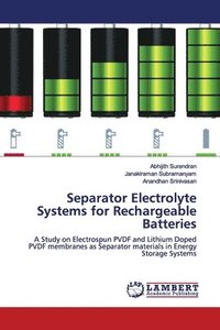 bokomslag Separator Electrolyte Systems for Rechargeable Batteries