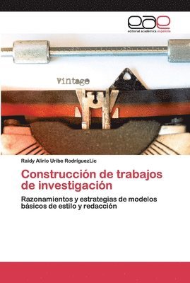 bokomslag Construccin de trabajos de investigacin