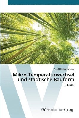 Mikro-Temperaturwechsel und stdtische Bauform 1