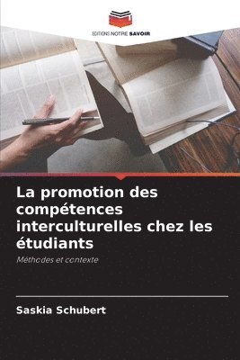 bokomslag promotion des compétences interculturelles chez les étudiants