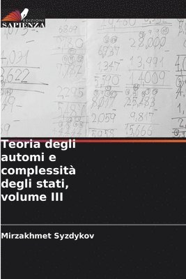 bokomslag Teoria degli automi e complessità degli stati, volume III