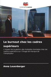 bokomslag burnout chez les cadres supérieurs
