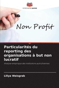 bokomslag Particularités du reporting des organisations à but non lucratif