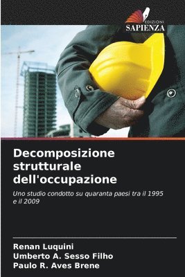 Renan Luquini, Umberto A Sesso Filho, Paulo R Aves Brene, Umberto A. Sesso Filho, Paulo R. Aves Brene - Decomposizione strutturale dell'occupazione, Häftad