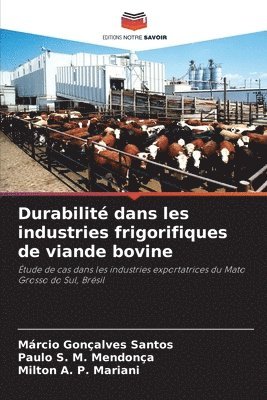 bokomslag Durabilité dans les industries frigorifiques de viande bovine