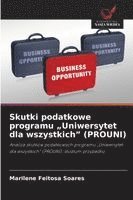 bokomslag Skutki podatkowe programu "Uniwersytet dla wszystkich" (PROUNI)
