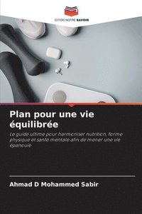 bokomslag Plan pour une vie équilibrée