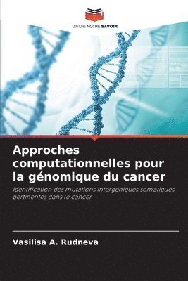 bokomslag Approches computationnelles pour la génomique du cancer