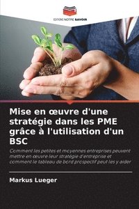 bokomslag Mise en oeuvre d'une stratégie dans les PME grâce à l'utilisation d'un BSC