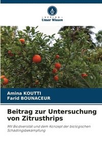 bokomslag Beitrag zur Untersuchung von Zitrusthrips