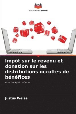 bokomslag Impôt sur le revenu et donation sur les distributions occultes de bénéfices