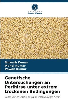 Mukesh Kumar, Manoj Kumar, Pawan Kumar - Genetische Untersuchungen an Perlhirse unter extrem trockenen Bedingungen, Häftad