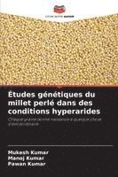 bokomslag Études génétiques du millet perlé dans des conditions hyperarides