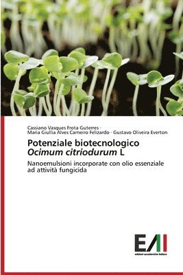 Potenziale biotecnologico Ocimum citriodurum L 1