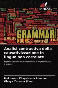 bokomslag Analisi contrastiva della causativizzazione in lingue non correlate