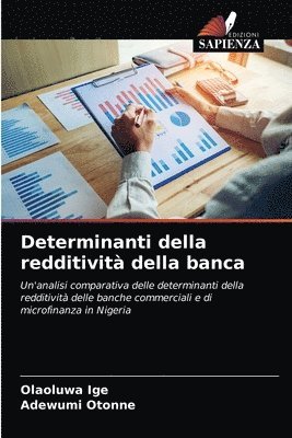 bokomslag Determinanti della redditivit della banca