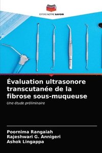 bokomslag valuation ultrasonore transcutane de la fibrose sous-muqueuse