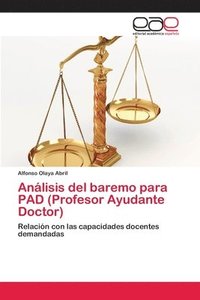 bokomslag Anlisis del baremo para PAD (Profesor Ayudante Doctor)
