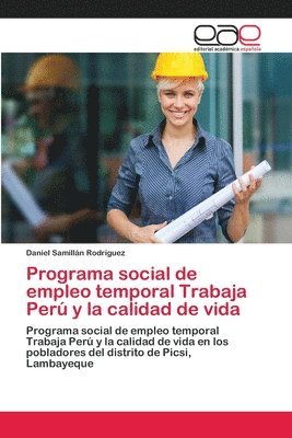 Programa social de empleo temporal Trabaja Peru y la calidad de vida 1