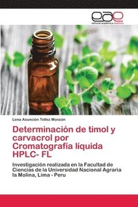 bokomslag Determinacin de timol y carvacrol por Cromatografa lquida HPLC- FL