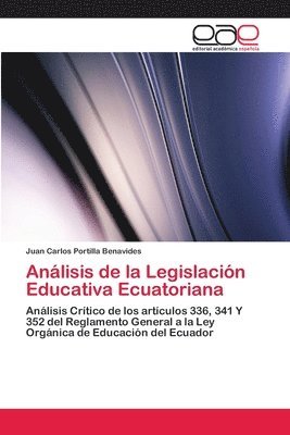 Analisis de la Legislacion Educativa Ecuatoriana 1