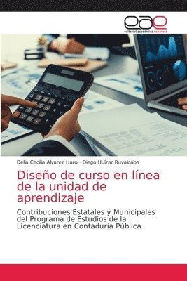 bokomslag Diseo de curso en lnea de la unidad de aprendizaje