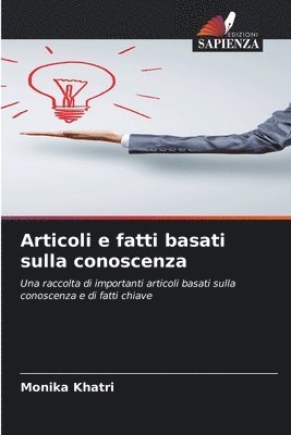 bokomslag Articoli e fatti basati sulla conoscenza