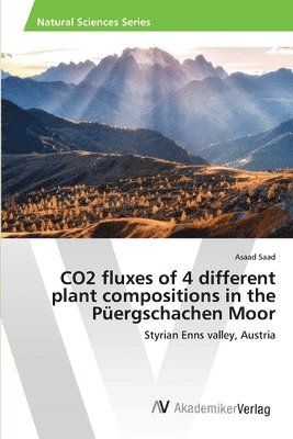 CO2 fluxes of 4 different plant compositions in the Pergschachen Moor 1
