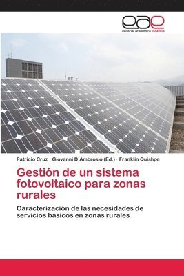 Gestin de un sistema fotovoltaico para zonas rurales 1