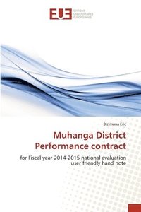 bokomslag Muhanga District Performance contract