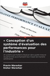 bokomslag Conception d'un système d'évaluation des performances pour l'industrie