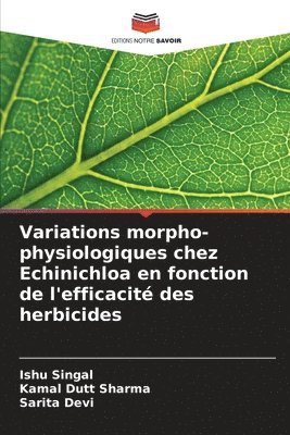 bokomslag Variations morpho-physiologiques chez Echinichloa en fonction de l'efficacité des herbicides