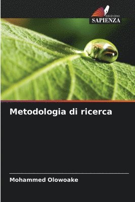 bokomslag Metodologia di ricerca