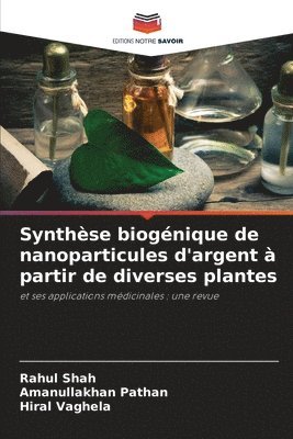 Rahul Shah, Amanullakhan Pathan, Hiral Vaghela, RAHUL SHAH - Synthèse biogénique de nanoparticules d'argent à partir de diverses plantes, Häftad