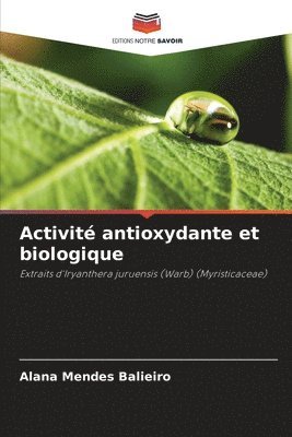 bokomslag Activité antioxydante et biologique