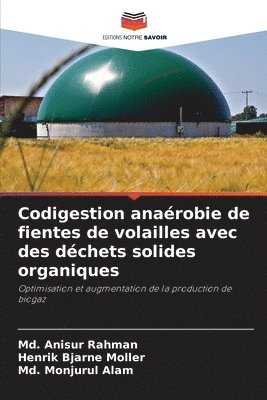 bokomslag Codigestion anaérobie de fientes de volailles avec des déchets solides organiques