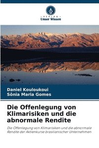 bokomslag Die Offenlegung von Klimarisiken und die abnormale Rendite