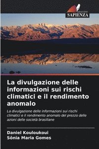 bokomslag La divulgazione delle informazioni sui rischi climatici e il rendimento anomalo