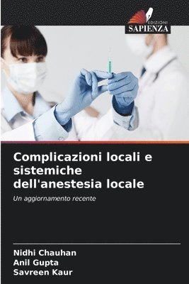 bokomslag Complicazioni locali e sistemiche dell'anestesia locale