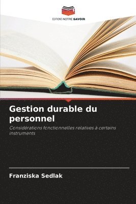 Franziska Sedlak - Gestion durable du personnel, Häftad