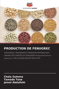 bokomslag PRODUCTION DE FENUGREC