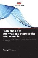 bokomslag Protection des informations et propriété intellectuelle