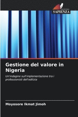 Moyosore Ikmat Jimoh - Gestione del valore in Nigeria, Häftad