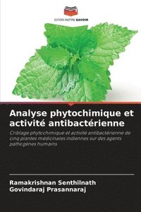 bokomslag Analyse phytochimique et activité antibactérienne