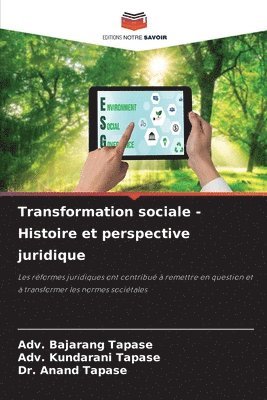 Adv Bajarang Tapase, Adv Kundarani Tapase, Anand Tapase, Adv. Bajarang Tapase, Adv. Kundarani Tapase - Transformation sociale - Histoire et perspective juridique, Häftad