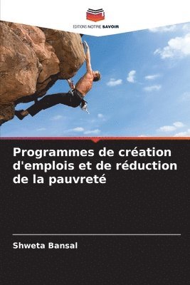 bokomslag Programmes de création d'emplois et de réduction de la pauvreté