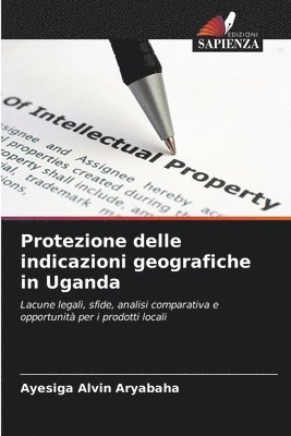 bokomslag Protezione delle indicazioni geografiche in Uganda