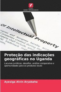 bokomslag Proteção das indicações geográficas no Uganda