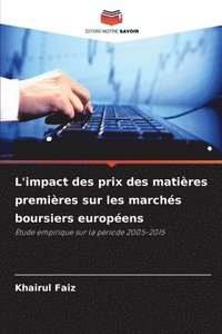 bokomslag L'impact des prix des matières premières sur les marchés boursiers européens