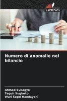 bokomslag Numero di anomalie nel bilancio